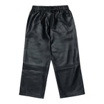 Maison Margiela Pantalone In Ecopelle tinta unita Nero per Bambina M60837 NERO MAISON MARGIELA 