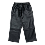 Maison Margiela Pantalone In Ecopelle tinta unita Nero per Bambina M60837 NERO MAISON MARGIELA 
