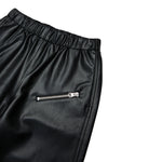 Maison Margiela Pantalone In Ecopelle tinta unita Nero per Bambina M60837 NERO MAISON MARGIELA 