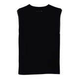Maison Margiela Abito Giromanica tinta unita con Stampa Nero per Bambina M60850MM02X NERO MAISON MARGIELA 