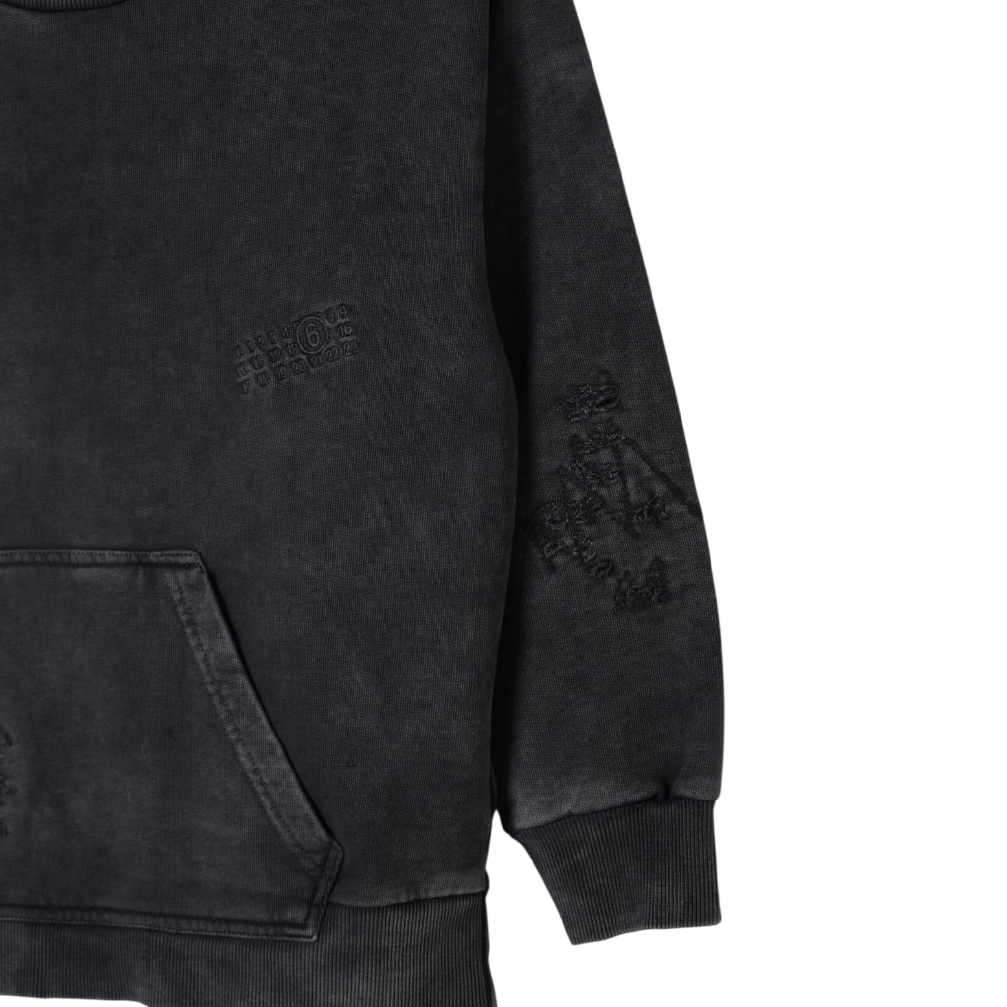 Maison Margiela Felpa tinta unita Girocollo Grigio per Bambino M60867MM06A GRIGIO MAISON MARGIELA 