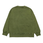 Maison Margiela Felpa tinta unita Girocollo Verde per Bambino M60867MM06A VERDE MAISON MARGIELA 
