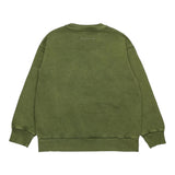 Maison Margiela Felpa tinta unita Girocollo Verde per Bambino M60867MM06A VERDE MAISON MARGIELA 