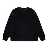 Maison Margiela Felpa tinta unita con Stampa Nero per Bambino M60869MM06F NERO MAISON MARGIELA 