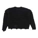 Maison Margiela Maglia Girocollo tinta unita Nero per Bambina M60880X NERO MAISON MARGIELA 