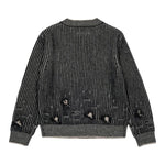 Maison Margiela Maglia tinta unita con Fantasia A Righe Nero per Bambino M60881MM06K NERO MAISON MARGIELA 