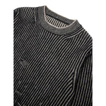 Maison Margiela Maglia tinta unita con Fantasia A Righe Nero per Bambino M60881MM06K NERO MAISON MARGIELA 