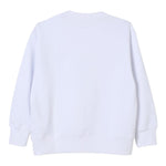 Maison Margiela Felpa tinta unita con Stampa Bianco per Bambino M60896MM02X BIANCO MAISON MARGIELA 