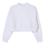Maison Margiela Felpa tinta unita Mezzo Collo Bianco per Bambina M60904MM04H BIANCO MAISON MARGIELA 