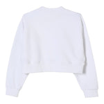 Maison Margiela Felpa tinta unita Mezzo Collo Bianco per Bambina M60904MM04H BIANCO MAISON MARGIELA 