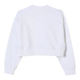 Maison Margiela Felpa tinta unita Mezzo Collo Bianco per Bambina M60904MM04H BIANCO MAISON MARGIELA 