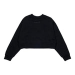 Maison Margiela Felpa tinta unita Mezzo Collo Nero per Bambina M60904MM04H NERO MAISON MARGIELA 