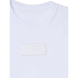 Maison Margiela T-Shirt tinta unita Girocollo Bianco per Bambino M60906MM04I BIANCO MAISON MARGIELA 