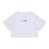 Maison Margiela T-Shirt tinta unita con Stampa Bianco per Bambina M60908X BIANCO MAISON MARGIELA 