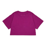 Maison Margiela T-Shirt tinta unita con Stampa Viola per Bambina M60908X VIOLA MAISON MARGIELA 