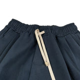 Make Pantalone tinta unita con Elastico In Vita Blu per Bambino MK2025 BLU MAKE 