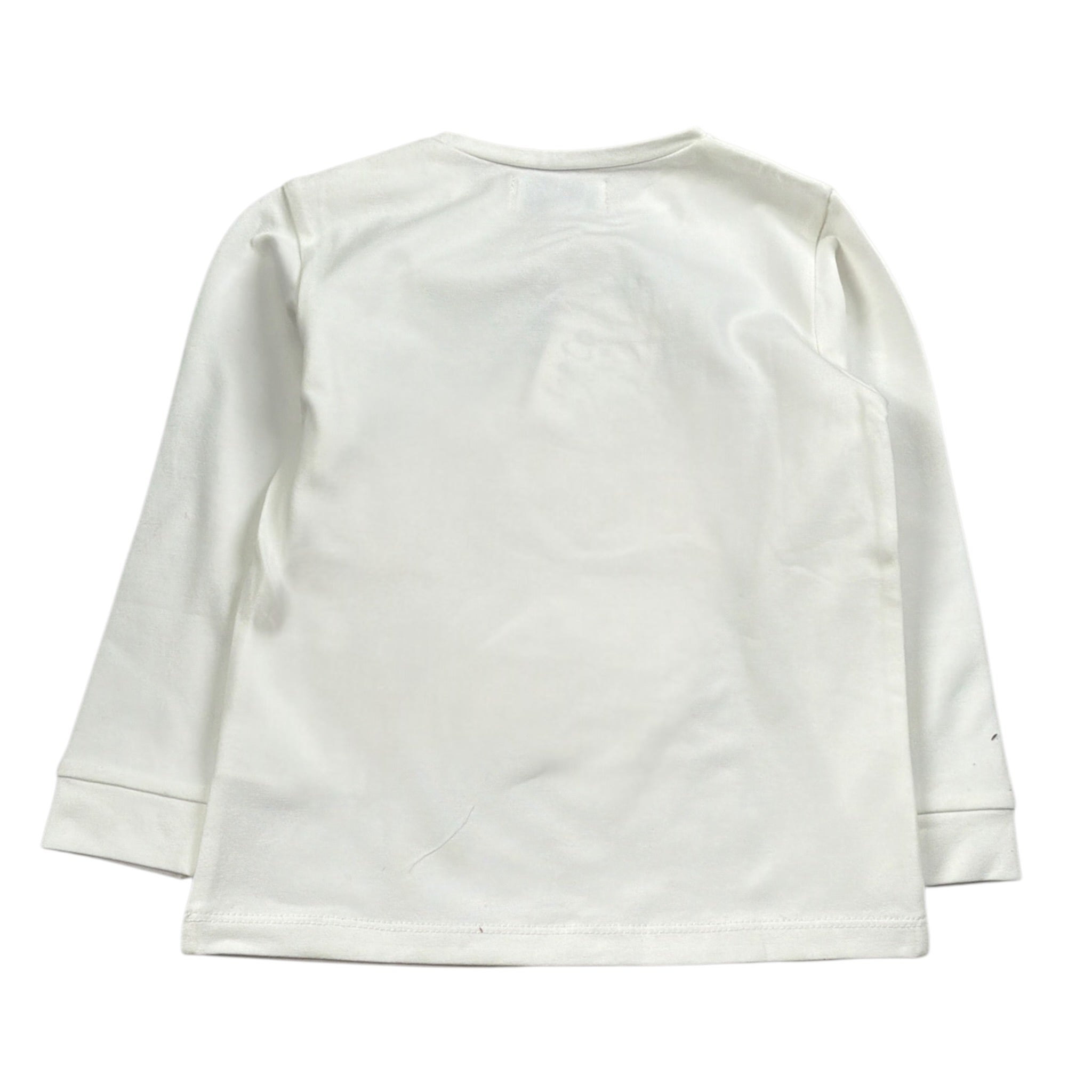 Malvi & Co Shirt tinta unita con Stampa Bianco per Neonato F24B206CAJJ BIANCO MALVI & CO 