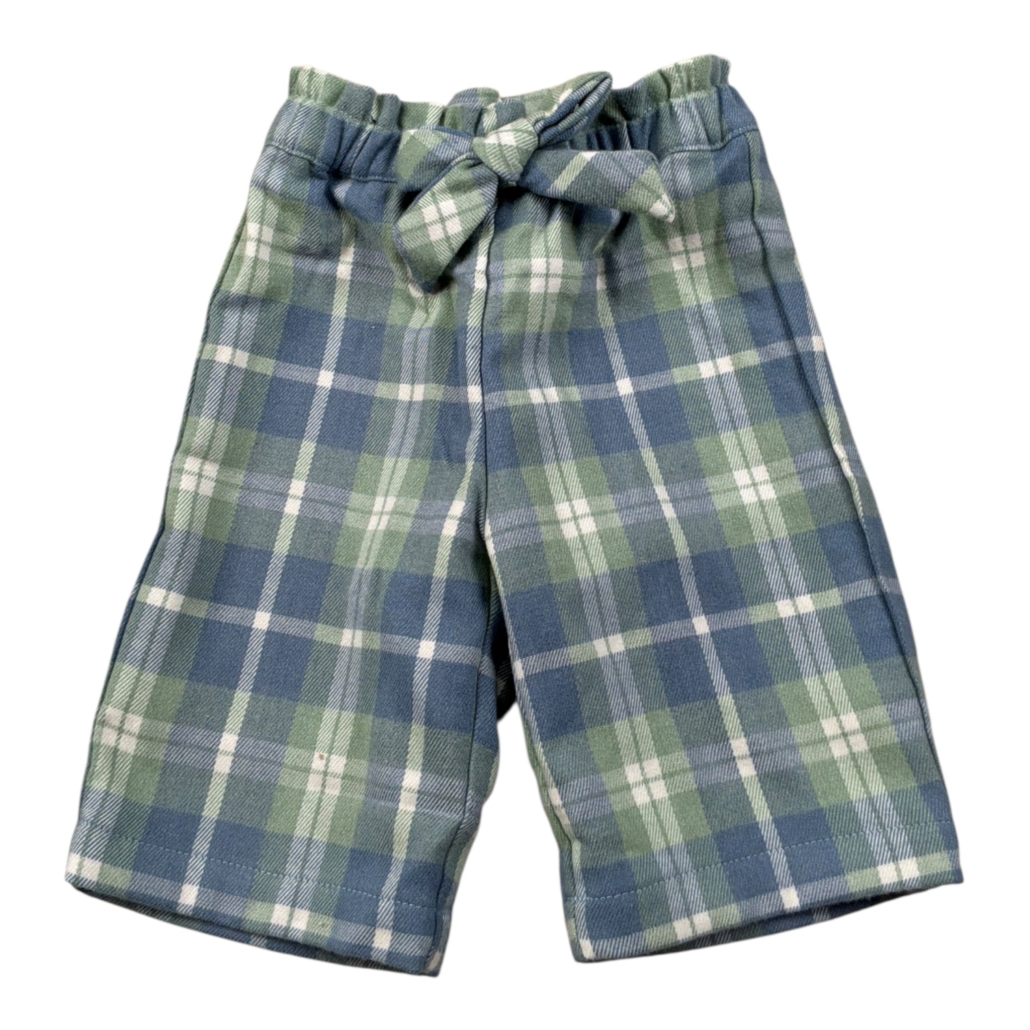 Malvi & Co Pantalone tinta unita con Fantasia Azzurro per Neonata F25I123PNRS AZZURRO MALVI & CO 
