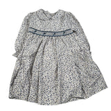 Malvi & Co Abito tinta unita con Coulotte E Stampa Fiori Bianco per Neonata FCCI138VELPR BIANCO MALVI & CO 