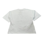 Manila Grace T-Shirt Girocollo tinta unita con Stampe Bianco per Bambina 185WMJS25 BIANCO MANILA GRACE 