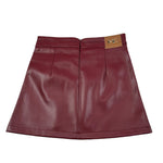 Manila Grace Gonna tinta unita Bordeaux per Bambina M2818W25 BORDEAUX MANILA GRACE 