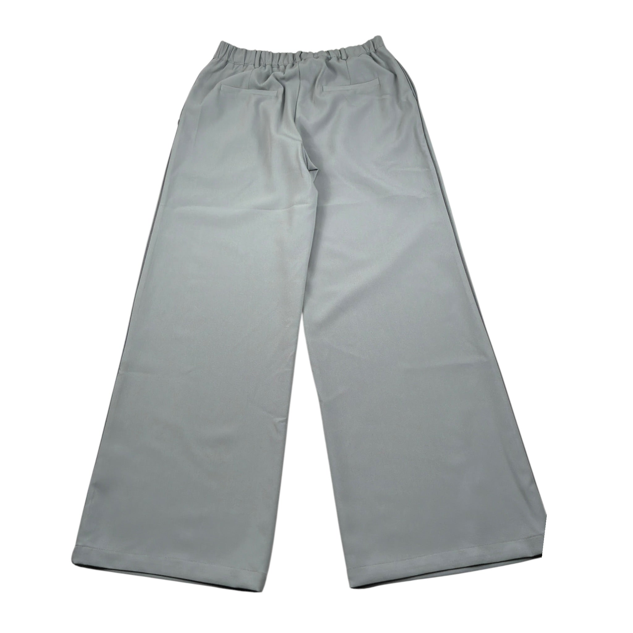 Manila Grace Pantalone Modello Palazzo tinta unita Grigio per Bambina M2832W25 GRIGIO MANILA GRACE 