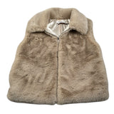 Manila Grace Smanicato Pelliccia tinta unita Beige per Bambina M2899W25 BEIGE MANILA GRACE 