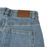 Manila Grace Jeans tinta unita Modello Palazzo Azzurro per Bambina M2928W25 AZZURRO MANILA GRACE 