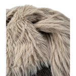 Manila Grace Pelliccia tinta unita con Zip Beige per Bambina M2951W25 BEIGE MANILA GRACE 