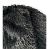 Manila Grace Pelliccia tinta unita con Zip Nero per Bambina M2951W25 NERO MANILA GRACE 