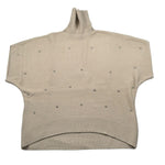 Manila Grace Maglia Mezza Manica Collo Alto Beige per Bambina M2960W25 BEIGE MANILA GRACE 