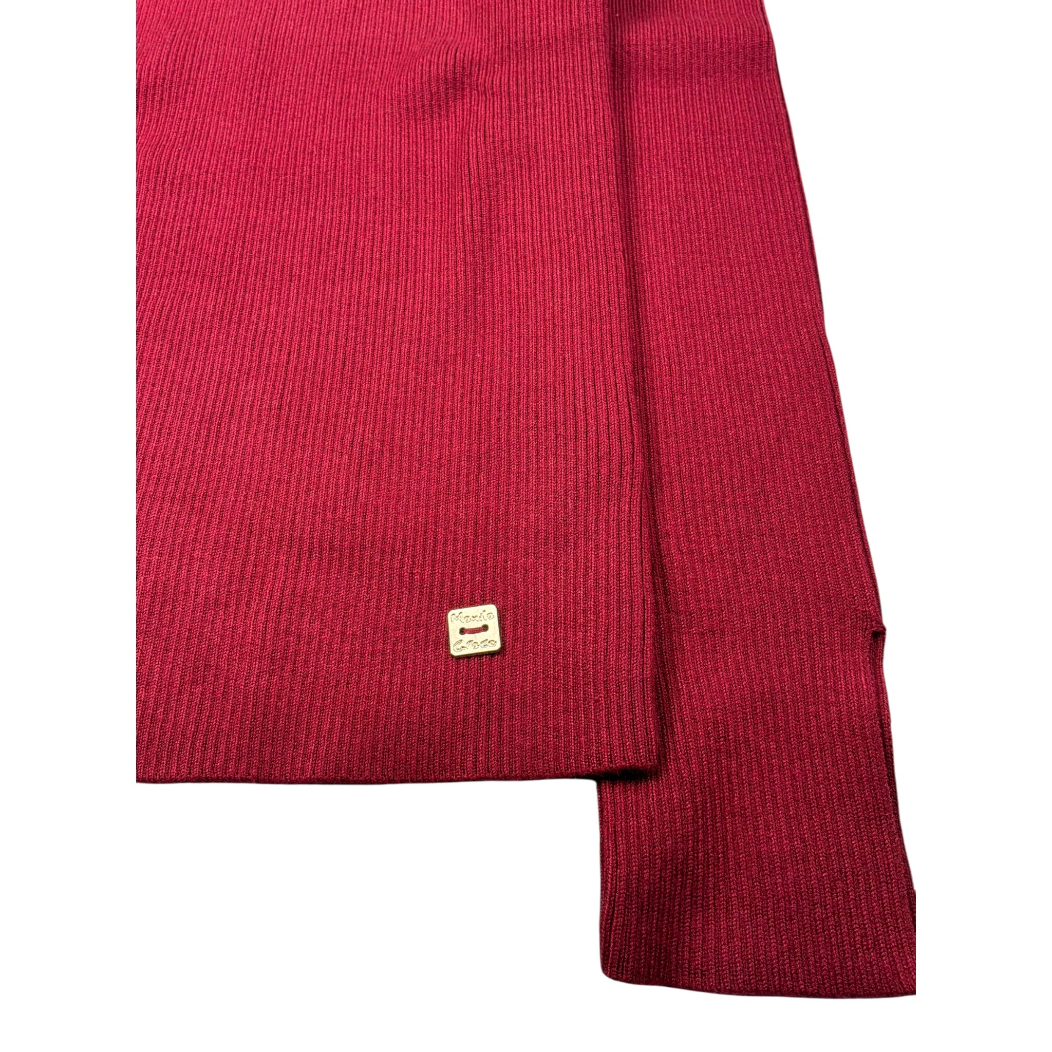Manila Grace Maglia Collo Alto tinta unita Rosso per Bambina M2974W25 ROSSO MANILA GRACE 