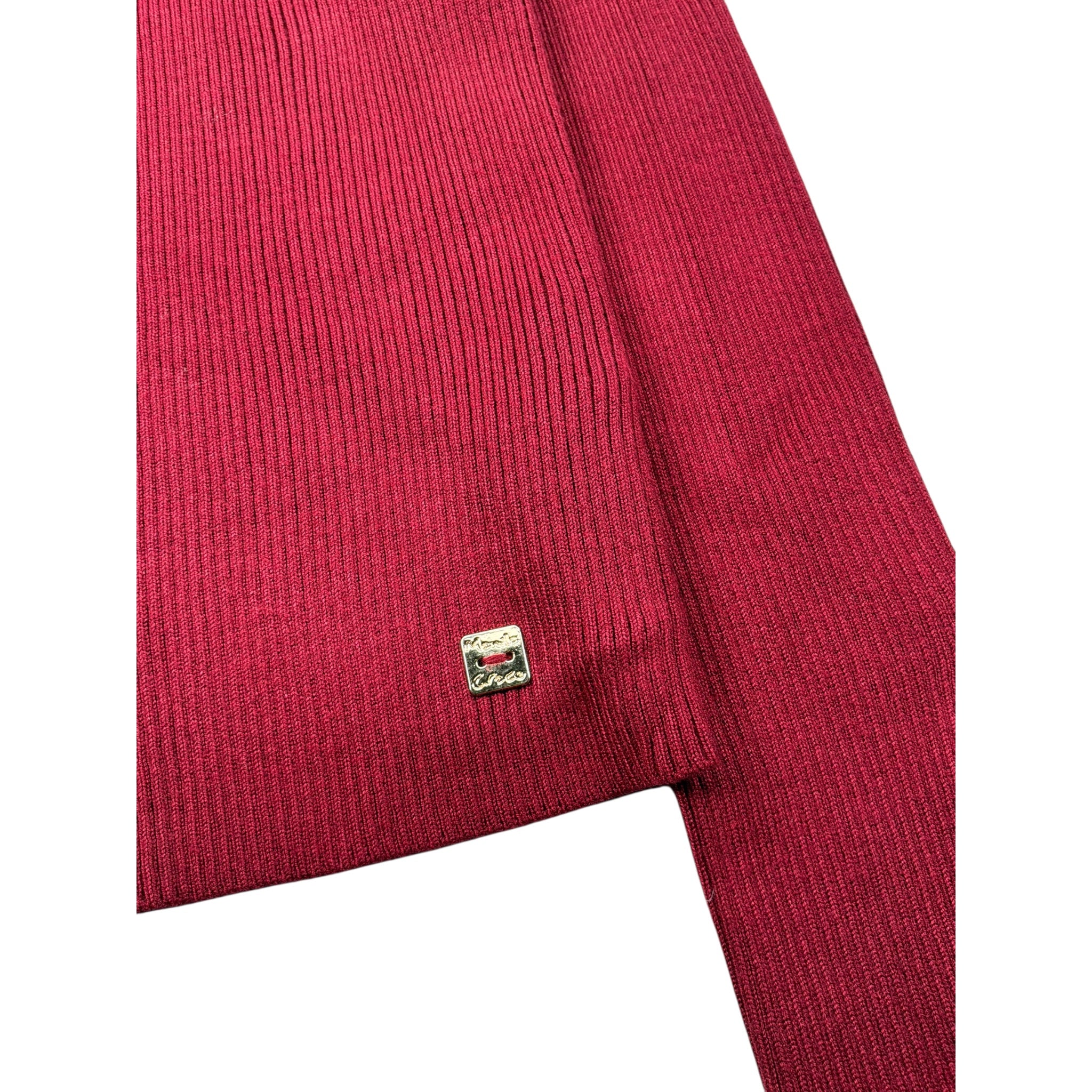 Manila Grace Maglia Collo Alto tinta unita Rosso per Bambina M2974W25X ROSSO MANILA GRACE 