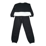 Manila Grace Completo 2 Pezzi Felpa-Pantalone tinta unita Nero per Bambina MB3065W25 NERO MANILA GRACE 