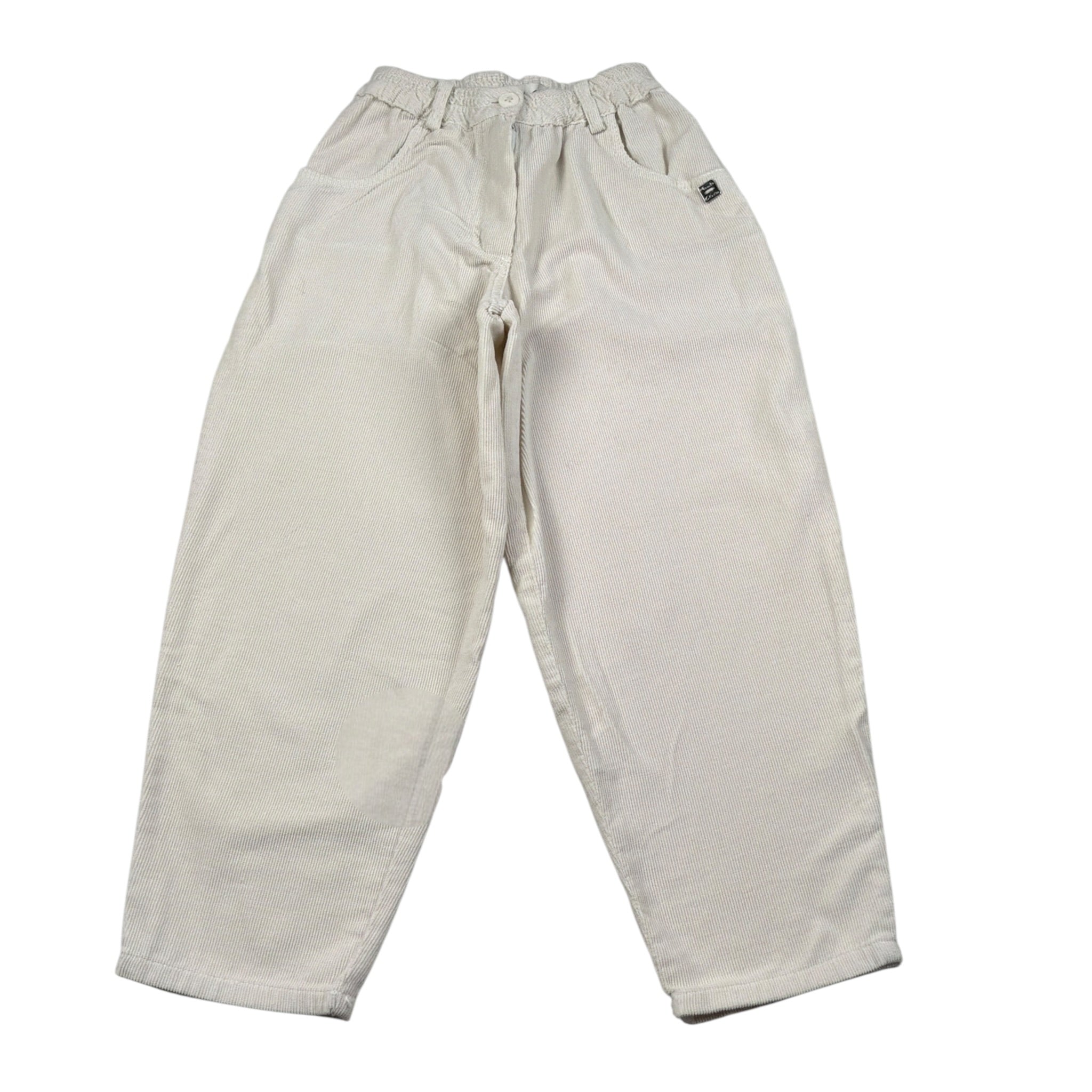 Manila Grace Pantalone tinta unita Cn Elastico In Vita Panna per Bambina MB3086W25 PANNA MANILA GRACE 