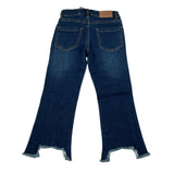 Manila Grace Jeans tinta unita con Girovita Regolabile Blu per Bambina MFBF24P246 BLU MANILA GRACE 