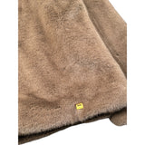 Manila Grace Pelliccia tinta unita con Cappuccio Beige per Bambina MFJF24C059 BEIGE MANILA GRACE 