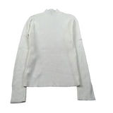 Manila Grace Maglia tinta unita Mezzo Collo Panna per Bambina MFJF24M070 PANNA MANILA GRACE 