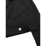Manila Grace Maglia Ad Incrocio tinta unita con Cappuccio Nero per Bambina MFJF24M136 NERO MANILA GRACE 