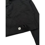 Manila Grace Maglia Ad Incrocio tinta unita con Cappuccio Nero per Bambina MFJF24M136 NERO MANILA GRACE 
