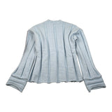 Manila Grace Maglia tinta unita Mezzocollo Azzurro per Bambina MFJF24M179 AZZURRO MANILA GRACE 