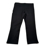 Manila Grace Pantalone tinta unita con Zip Nero per Bambina MFJF24P108 NERO MANILA GRACE 