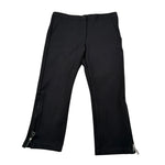 Manila Grace Pantalone tinta unita con Zip Nero per Bambina MFJF24P108 NERO MANILA GRACE 