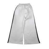 Manila Grace Pantalone tinta unita Modello Palazzo Bianco per Bambina MFJF24P137 BIANCO MANILA GRACE 