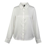 Manila Grace Camicia tinta unita con Colletto Bianco per Bambina MFJF24S056 BIANCO MANILA GRACE 