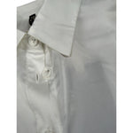 Manila Grace Camicia tinta unita con Colletto Bianco per Bambina MFJF24S056 BIANCO MANILA GRACE 