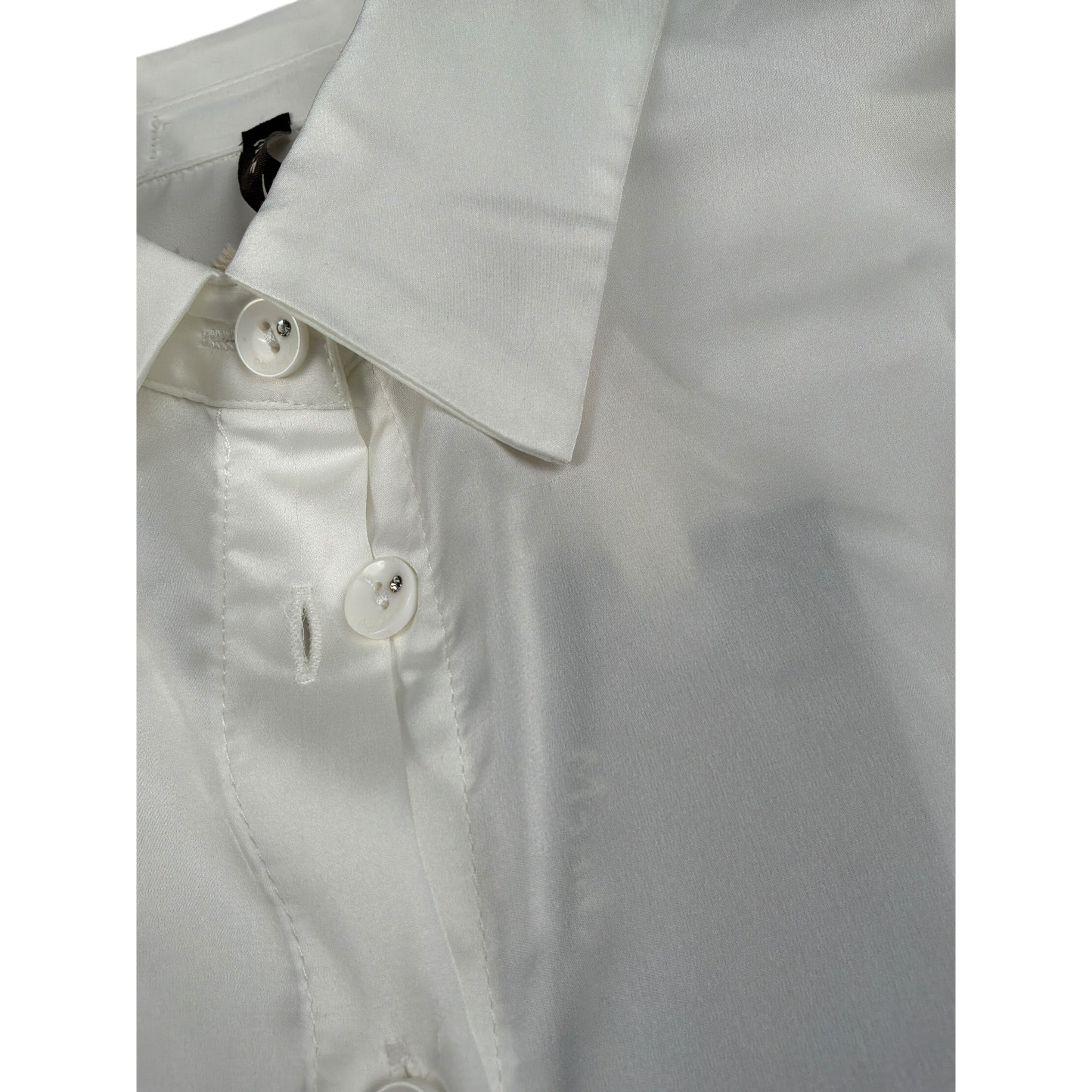 Manila Grace Camicia tinta unita con Colletto Bianco per Bambina MFJF24S056 BIANCO MANILA GRACE 
