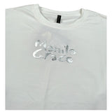 Manila Grace Shirt Girocollo tinta unita con Logo Bianco per Bambina MFJF24T054 BIANCO MANILA GRACE 