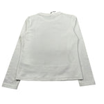 Manila Grace Shirt Girocollo tinta unita con Stampa Bianco per Bambina MFJF24T055 BIANCO MANILA GRACE 
