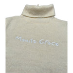 Manila Grace Maglia Mezza Manica tinta unita con Colo Alto Panna per Bambina MFJF4M185 PANNA MANILA GRACE 